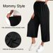 Women's Clothing Casual Wide Leg Seven Point Loose Drape Maternity Straight Pants Spring And Autumn Outer Wear_ecoleips.com