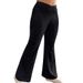 Women's Clothing Summer Casual Versatile Design Yoga Wide Leg Sports V Waist Slim Flared Trousers_ecoleips.com