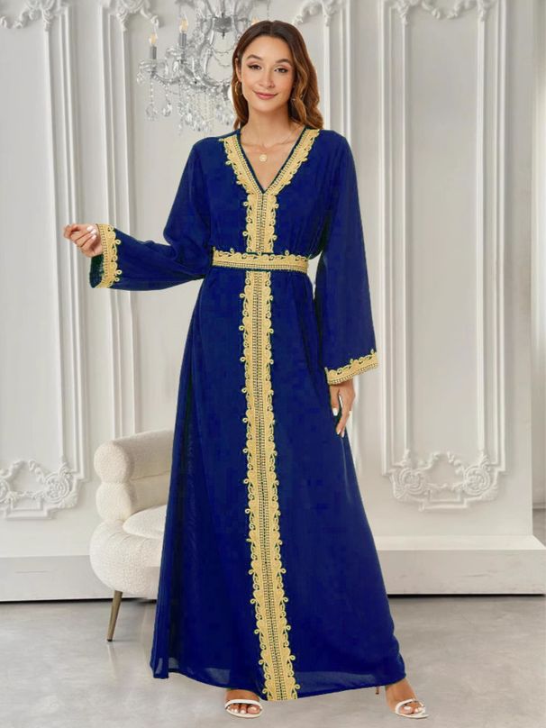 Party Dress Ramadan Long Robe Muslim Vestidos Sashes Abaya Dubai Arabic Morocco Jalabiya Eid Women Dresses Modest Saudi Abayas_ecoleips.com