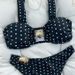 Sexy Polka Dot Bikini Set – Strapless Triangle Top & High-Cut Bottom, Quick-Dry Swimwear For Beach & Pool_ecoleips.com