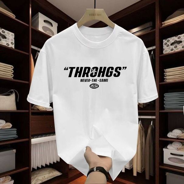 2025 summer loose men and women pullover 100% cotton short sleeve T-shirt_ecoleips.com