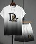 Women's Clothing DR Bear Friendly 3D Digital Print Short Sleeved Shorts Set, Round Neck, Loose Fit, Casual, Trendy New Style For Young People._ecoleips.com