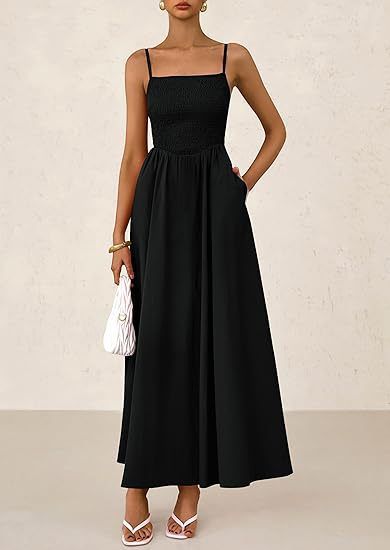 2026 European And American Foreign Trade Cross-border Women's Clothing Bestseller: Spaghetti Strap Pleated Tank_ecoleips.com