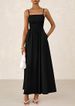 2026 European And American Foreign Trade Cross-border Women's Clothing Bestseller: Spaghetti Strap Pleated Tank_ecoleips.com