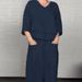 Women's Clothing Solid Color Round Neck Long Sleeved Casual Tops Mid Waist Pocket Straight Pants Two Piece Set_ecoleips.com