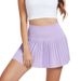 K Ultra Short Sun Protection, Fitness, Yoga, Pleated Skirt, Outdoor Running, Quick Drying Short Skirt, Badminton And Tennis Skirt_ecoleips.com
