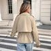 ng2510292 European American Style Short Trench Coat Women, New Spring Autumn Collection, With A Drawstring Waist, Loose Fit,_ecoleips.com