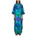 Women's Clothing Round Neck Tie Print Dress Intellectual Style American Summer New_ecoleips.com