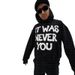 Women's Casual Loose Hoodie High Street Fashion Trend Unique Personality Letter Print Top Versatile Simple Design_ecoleips.com