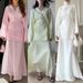 Women's Clothing Lace Up Long Sleeved Skirt Suit Fashionable Casual Two Piece Suit For Women_ecoleips.com