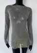 Verve Women's Mesh Fishnet Stretch Rhinestone Gown Dress_ecoleips.com