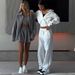 Cross-Border Casual Fashion European And American Style Women's Zipper Cardigan Jacket Sports Drawstring Pants_ecoleips.com