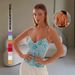 Women's Clothing Dopamine Sleeveless Colorful Tube Top Suspenders For Women Summer New Personalized Embroidery Beaded Back Tie Top_ecoleips.com