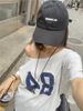 Stylish Letter Print Off-Shoulder T-Shirt For Women, 2025 Summer New Casual Loose Mid-Length Top For Women_ecoleips.com
