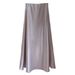 High End Women's Acetate Satin Fishtail Midi Skirt High Waisted Slimming Flowing a Line Bodycon Long Skirt for New Spring 2026_ecoleips.com