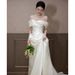 French Style Light Wedding Dress Elegant Bride Vintage 2026 New Off-Shoulder Engagement White Gown_ecoleips.com