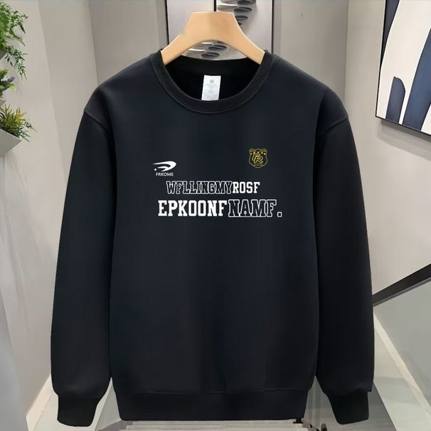 FW25 Matching Couple Cotton Crew Neck Sweatshirt - His & Hers_ecoleips.com