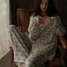 women 2 piece tracksuit set, oversized hooded sweatshirt & cuffed jogger pants casual lounge outfit_ecoleips.com