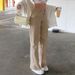 European And American Style 2025 New Solid Color Jeans For Women Drape Loose Slim High Waist Straight Pants Women Casual Trousers_ecoleips.com
