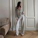 Women's Knitted Cardigan Sweater Set With Wide Leg Trousers Zip Up American Style Fashion Autumn Winter_ecoleips.com