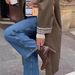 Women's Clothing New Lapel Loose Temperament Commuter Windbreaker_ecoleips.com