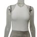 Women's Clothing Halter Neck Chest Wrap Sexy Hot Girl Backless Knitted Tank Tops_ecoleips.com
