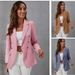 New Suit Lining Slim Fit Spring And Autumn Women's Coat Top_ecoleips.com