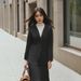 Women's Clothing plus size women's three piece suit suit vest half length A line skirt autumn and winter new temperament fat mm_ecoleips.com