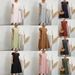 Women's Clothing Solid Color Sleeveless Loose Cotton And Linen Pocket Women's Dress_ecoleips.com