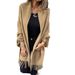 Fall/Winter 2026 Women's Imitation Mink Cape Tassel Shawl Solid Color Thickened Warm Bat_ecoleips.com