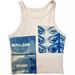 Women's Clothing Retro Printed Hot Girl Tops Slim Vest Versatile Slim Belly Baring Short Tops Trendy Niche_ecoleips.com