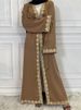 Turkey Kaften Hijab Muslim Prayer Clothes Pure Color Caften Evening Dress Islamic Product Burka Saudi Black Abayas Women African_ecoleips.com