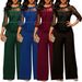 "Elegant Lace Jumpsuit For Women - Sexy Party Wear, Breathable & Comfortable, S-5XL (Red, Green, Black, Bluish)"_ecoleips.com