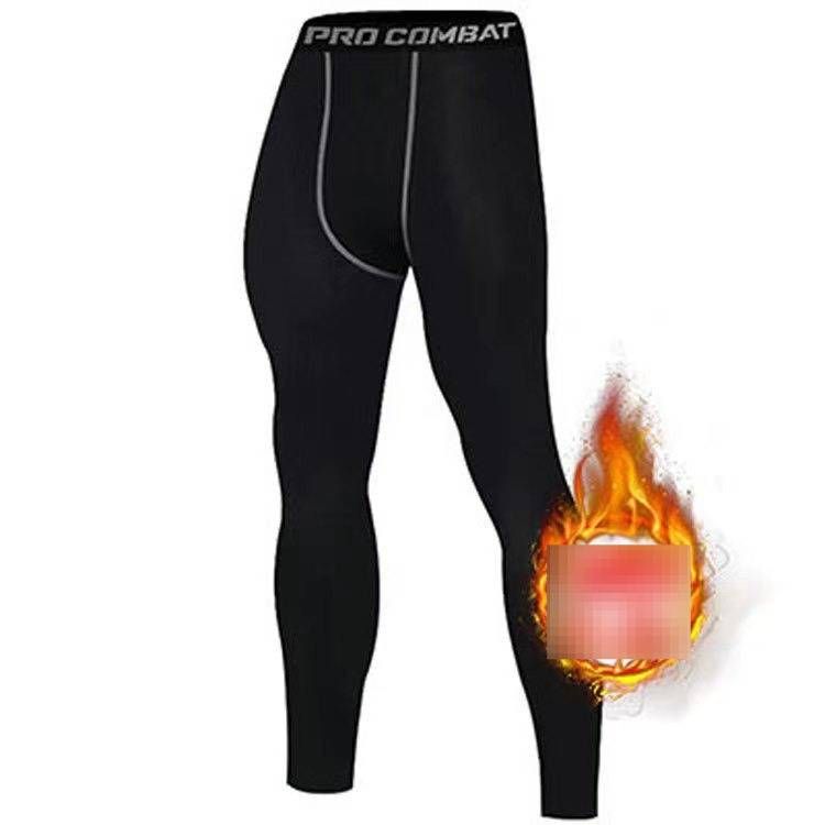 Men’s Fleece-Lined Thermal Compression Set – Long Sleeve Workout Top & Pants, Moisture-Wicking Winter Training Outfit (S-XXXL)_ecoleips.com