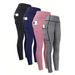 Women's Clothing Women's Breathable Quick Dry Yoga Pants High Waisted Tight Fit Hip Lifting Sports Pants Four Pack Polyester_ecoleips.com