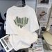 Women's Oversized Short Sleeve T-Shirt Loose Fit round Neck Cotton Tee Fashionable Casual Summer Top Trendy Ins Style Blouse_ecoleips.com
