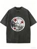 Women's Y2K Disco Ball Graphic T-Shirt, Glitter Star Print Retro Party Tee, 2000s Style Streetwear Top_ecoleips.com