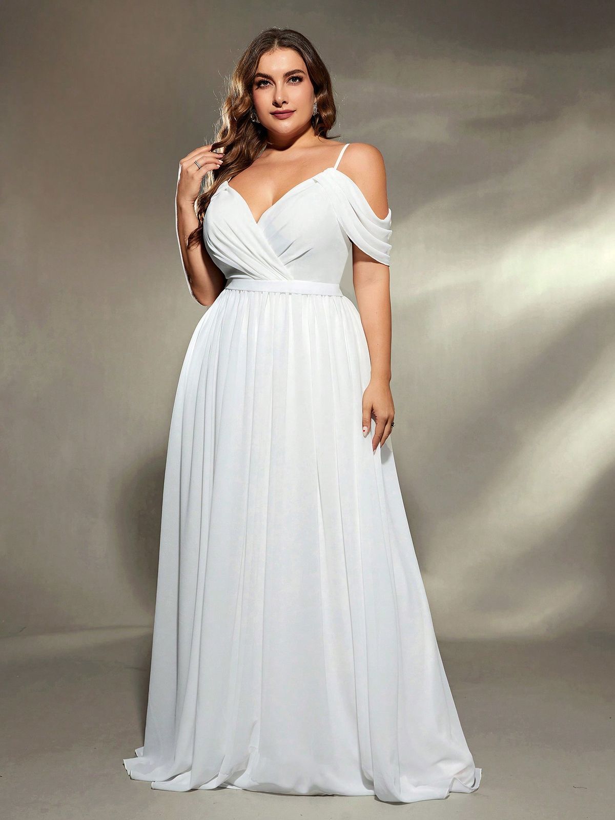 Women's Clothing Evening Dress White Strapless Dress Bridesmaids Evening Dress Autumn New Style_ecoleips.com