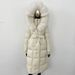 Women's Clothing Elegant Long Down Coat With Fox Fur Trim For Women - Winter Warmth, Slim Fit, Detachable Hood_ecoleips.com