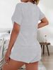 Women’s 2 Piece Outfit Set – Oversized Graphic T-Shirt And Biker Shorts Matching Set, Casual Summer Lounge Tracksuit For Daily Wear-327_ecoleips.com