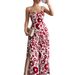 Women's Clothing Spring And Summer Temperament Elegant Twisted Print Suspenders Wide Leg Jumpsuit Long Pants Women's Clothing_ecoleips.com