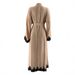 Solid Color Sleeveless Long Vest Dress Solid Color Lace Stitching Open Cardigan With Waist_ecoleips.com