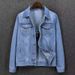 2026 New Spring Korean Style Light Blue Denim Jacket Trendy Casual Fashion Versatile Coat_ecoleips.com