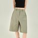 Casual Five-point Shorts Women's Spring And Summer New Simple Loose High-waisted Quick-drying Overalls_ecoleips.com
