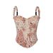 Cross-Border New Sexy Strapless Top Camisole Inner Outer Wear With Chest Pads Vintage Court Style Fishbone Corset_ecoleips.com