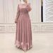 Women's Clothing Muslim Solid Color Temperament Robe With Belt New Dress_ecoleips.com