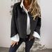 Women's Oversized Batwing Sleeve Short Coat - Soft & Warm Pure Color Cashmere-Like Fall Winter Outerwear (Multiple Colors & Sizes)_ecoleips.com