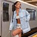 Classic Button-Front Denim Jacket For Women – Light Blue, Mid-Length, Long Sleeve – Timeless Casual & Streetwear (S-XL)_ecoleips.com
