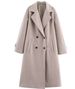 Fashion Casual Lapel Long Wool Jacket_ecoleips.com