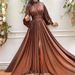 Women's Clothing summer season popular color waist halter neck swing sexy avocado green dress _ecoleips.com